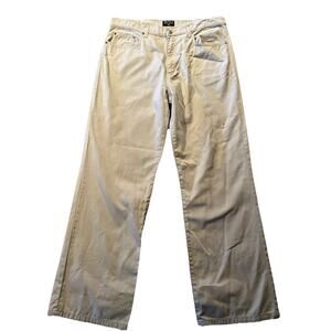 Polo Jeans Co Ralph Lauren Pants Men’s 36x32 White Straight Leg Cotton Casual